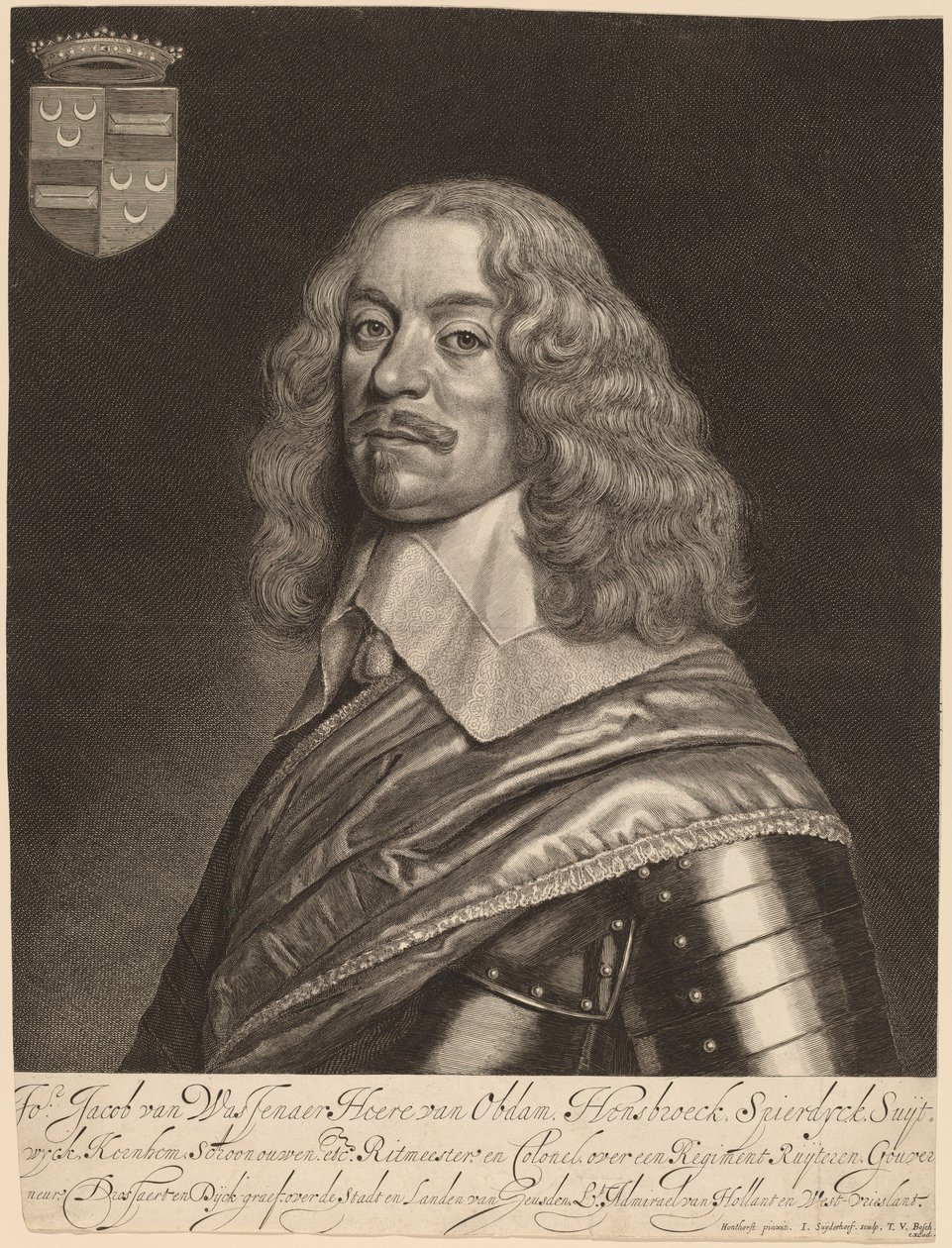 Jacob van Wassenaer van Obdam autorstwa Jonas Suyderhoff after Gerrit van Honthorst