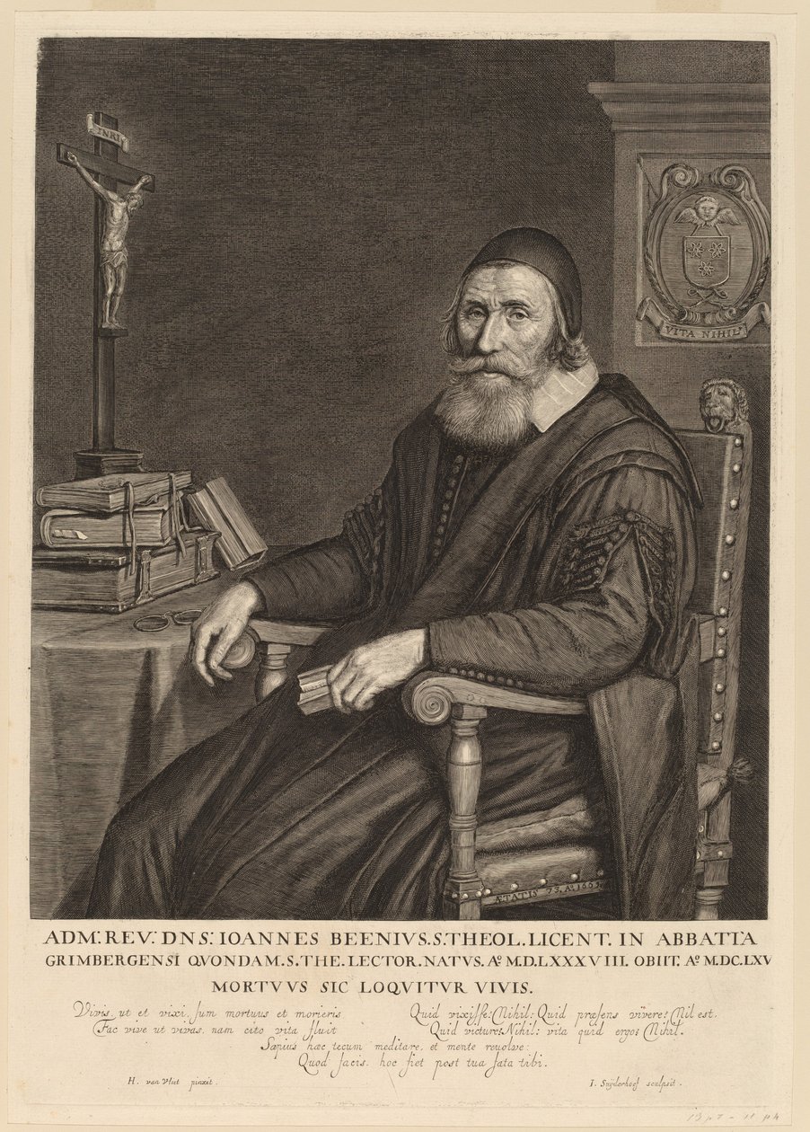Johannes był autorstwa Jonas Suyderhoff after Hendrik Cornelisz van Vliet