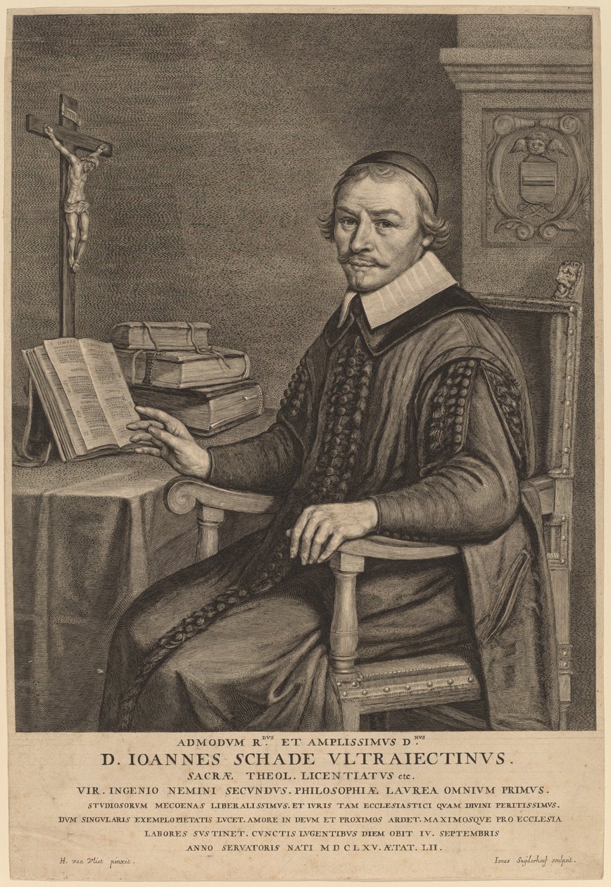 Johannes Schade autorstwa Jonas Suyderhoff after Hendrik Cornelisz van Vliet
