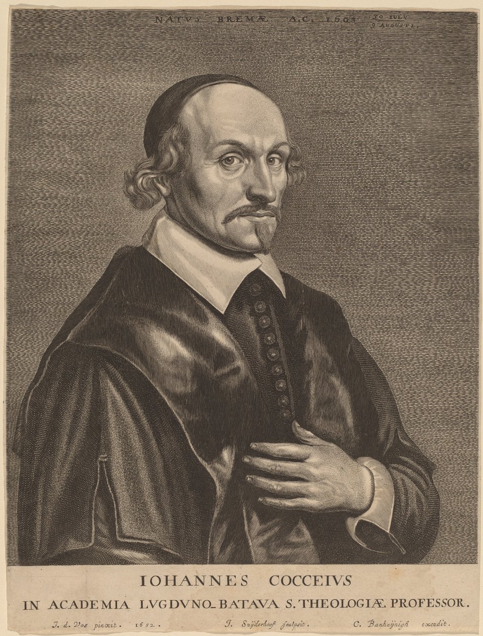 Johannes Cocceius autorstwa Jonas Suyderhoff after Jan de Vos