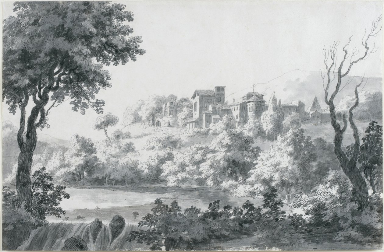 Widok części Tivoli, 1758 autorstwa Jonathan Skelton