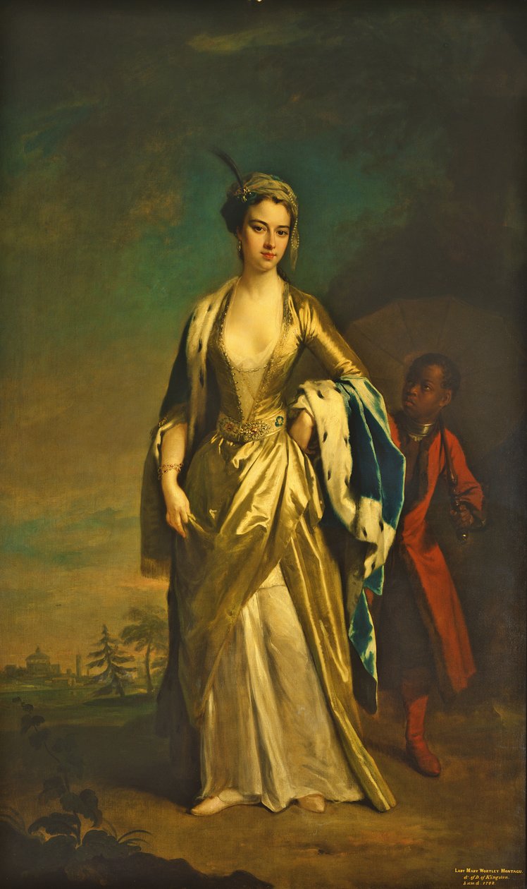 Lady Mary Wortley Montagu, c.1725 autorstwa Jonathan Richardson