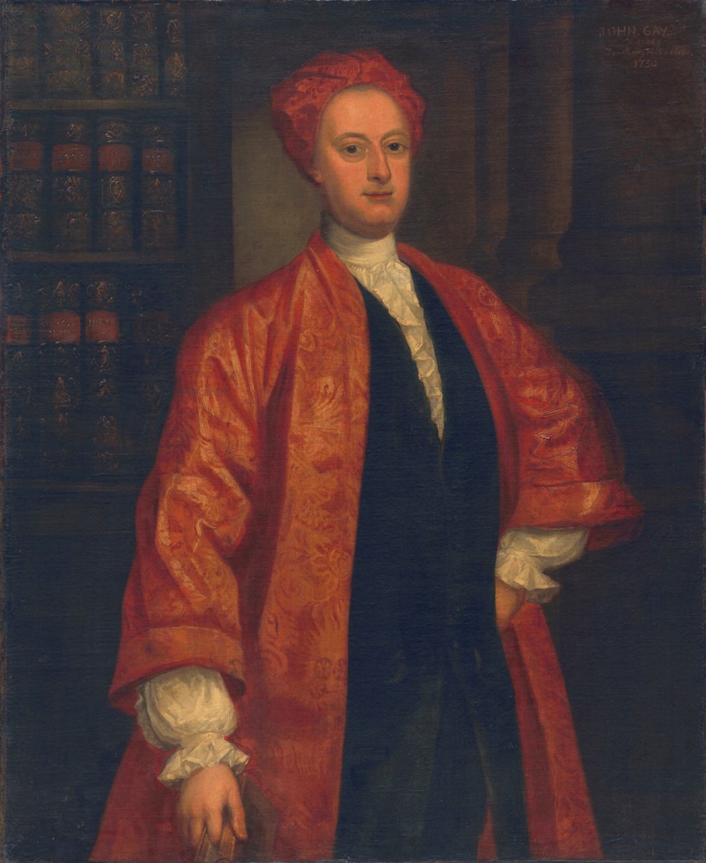 Nieznany mężczyzna, zwany John Gay autorstwa Jonathan Richardson