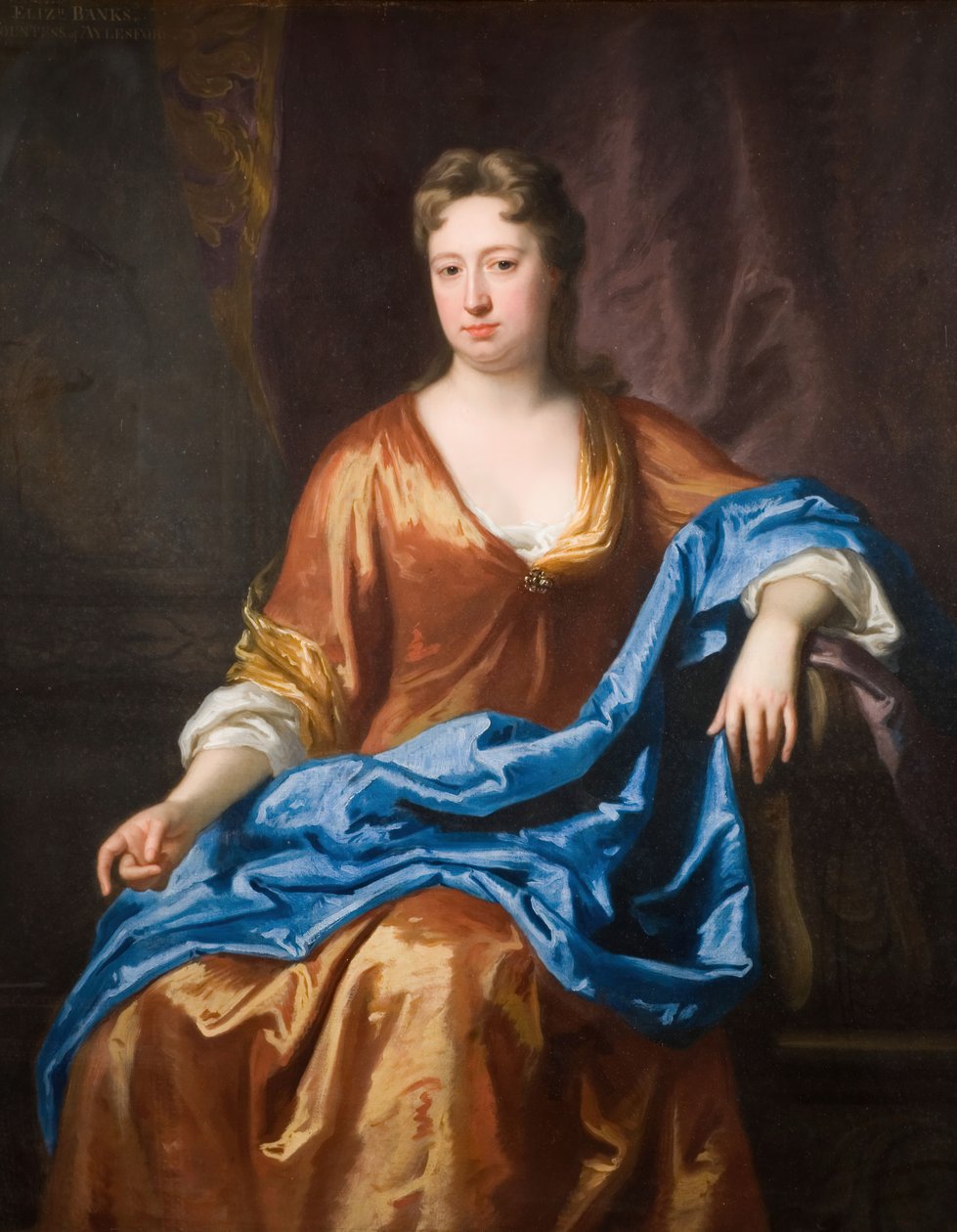 Portret Elżbiety I hrabiny Aylesford, 1720. autorstwa Jonathan Richardson the Elder