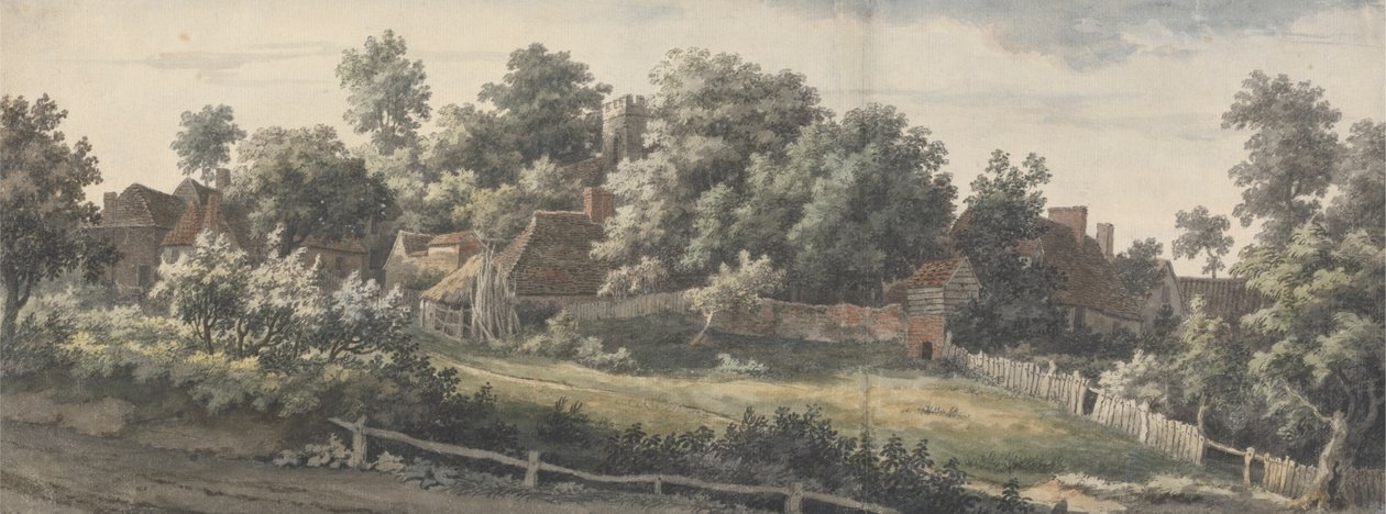 Harbledown, wioska niedaleko Canterbury autorstwa Jonathan Skelton