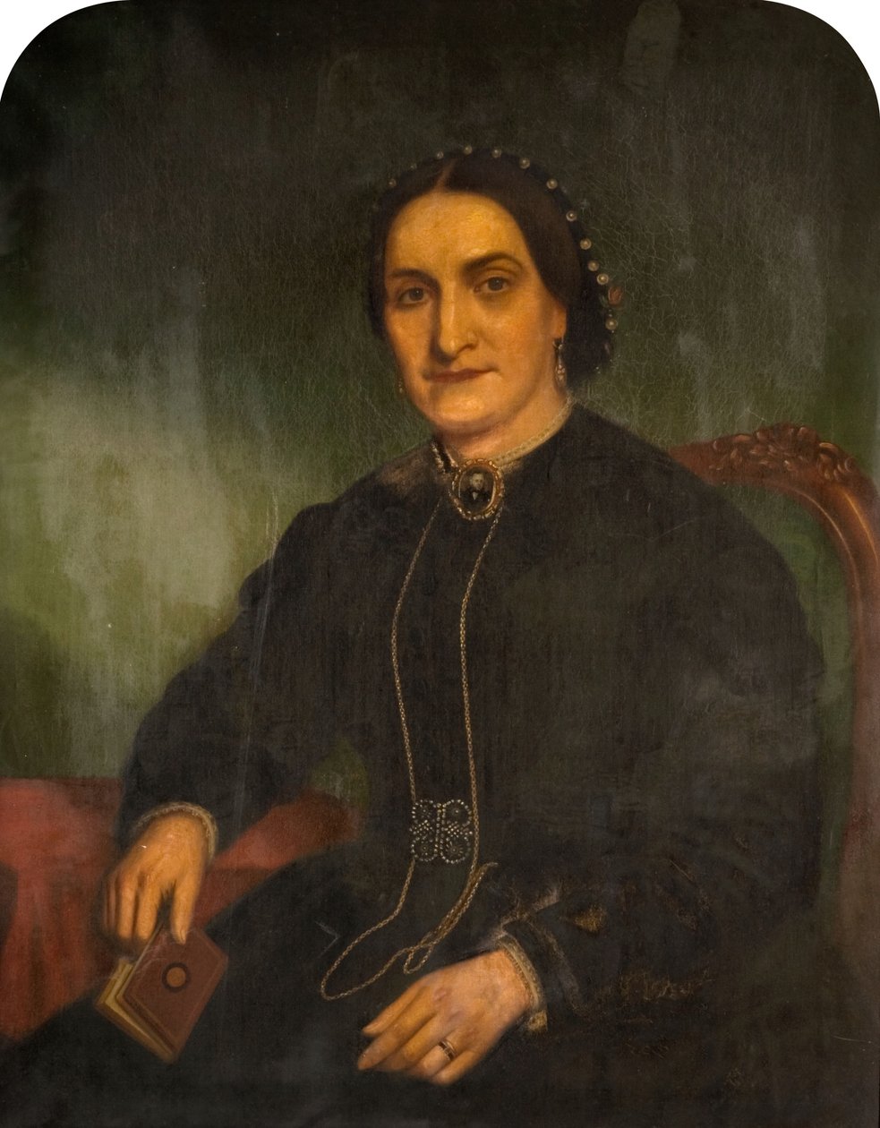 Portret pani George Haynes, 1850-1900. autorstwa Jonathon Pratt