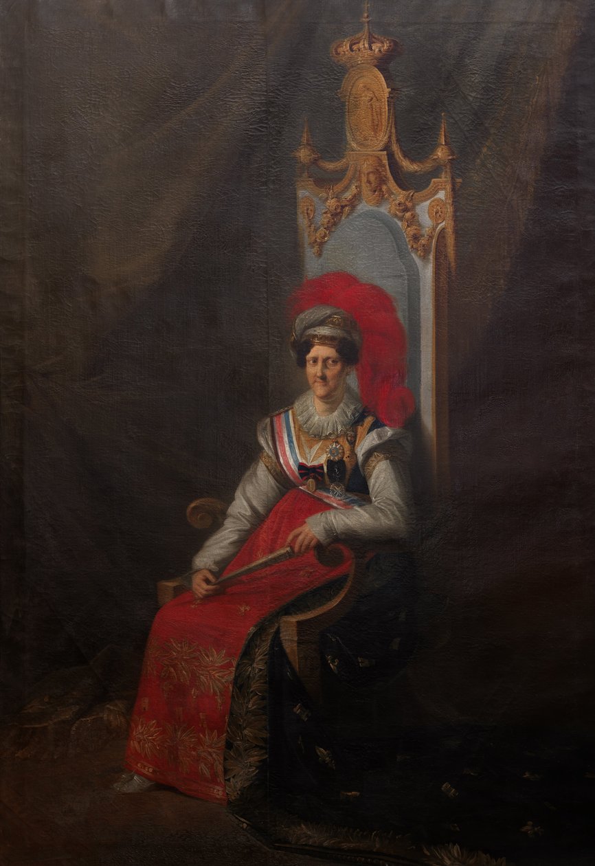 Carlota Joaquina (1775-1830), królowa Portugalii autorstwa João Baptista Ribeiro