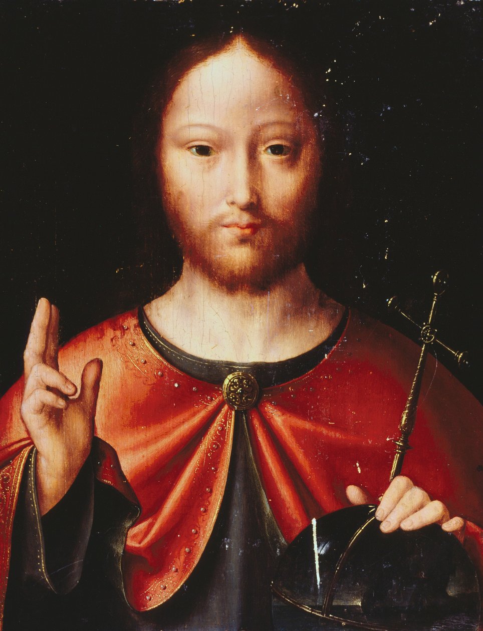 Salvator Mundi autorstwa Joos van Cleve