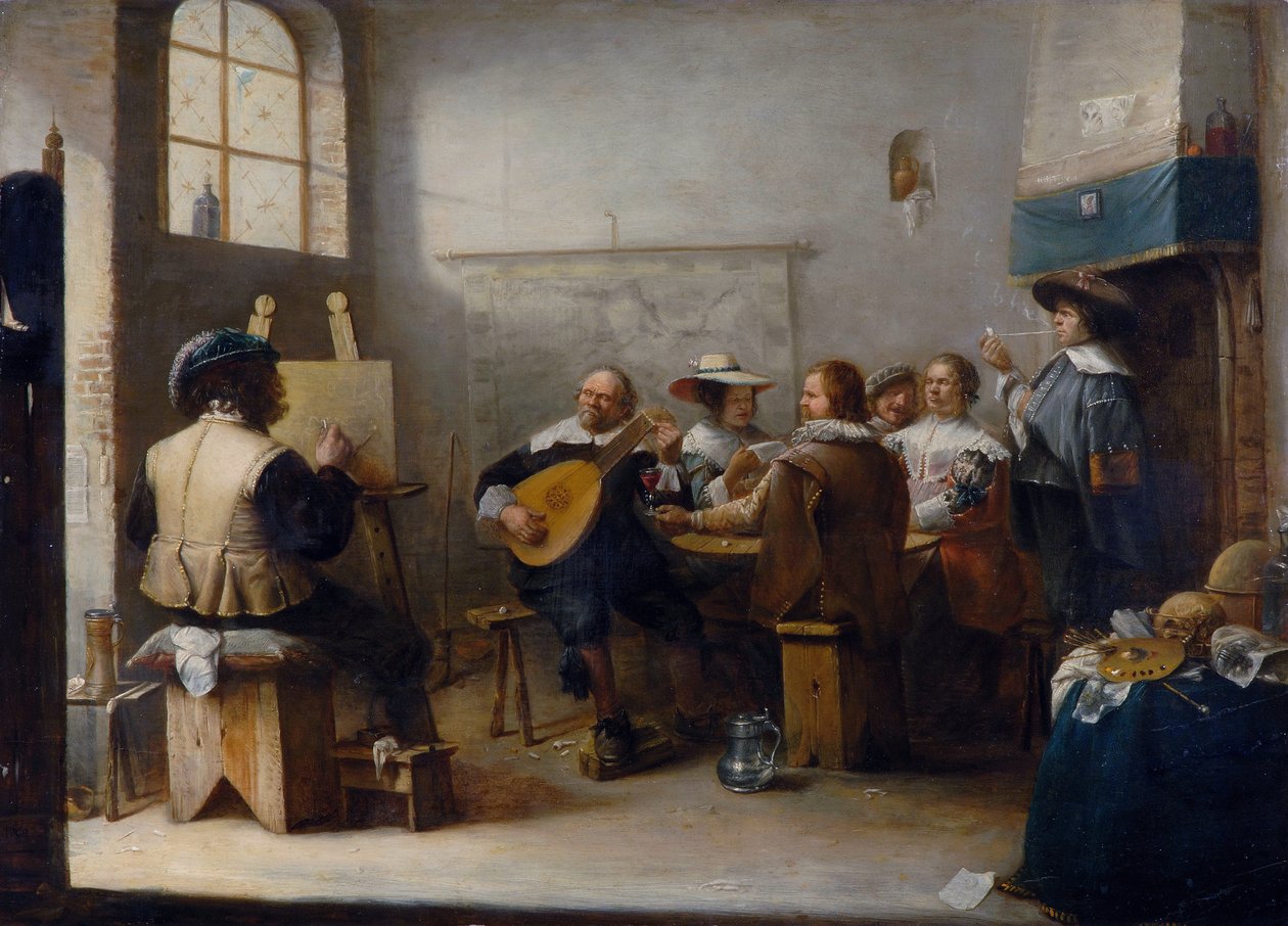 Pracownia malarza autorstwa Joos van Craesbeeck