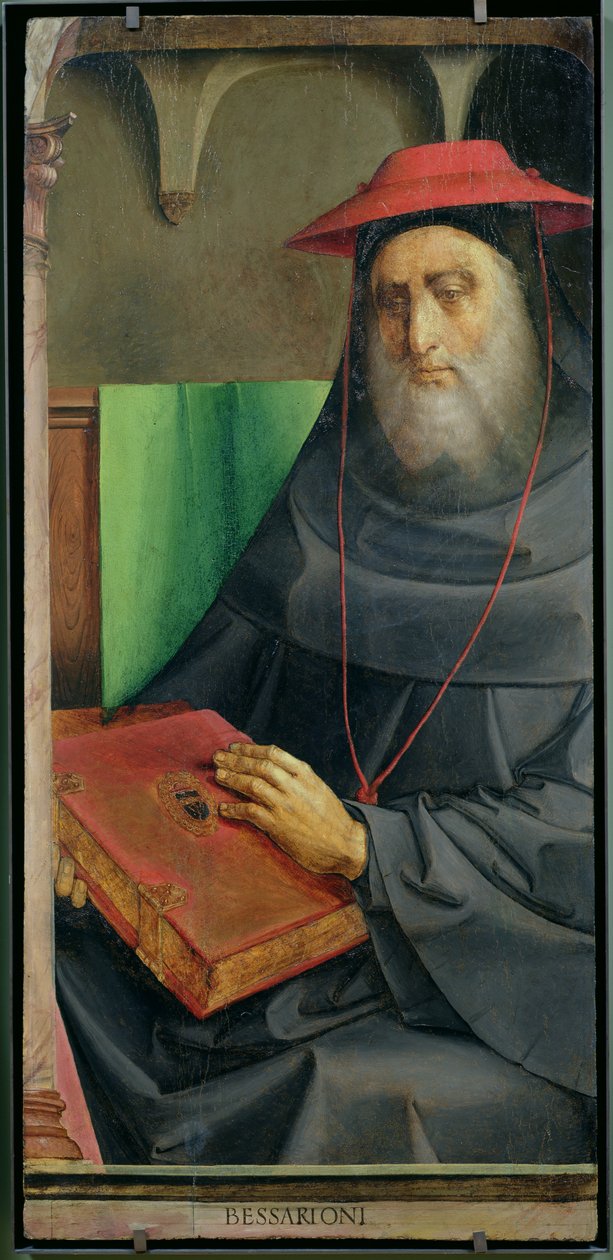 Portret kardynała Bessariona (1402-72) ok. 1475 r. autorstwa Joos van Gent