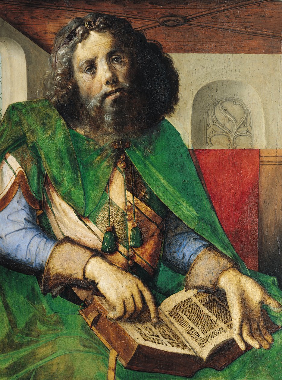 Portret Platona (429-347 p.n.e.) ok. 1475 r. autorstwa Joos van Gent