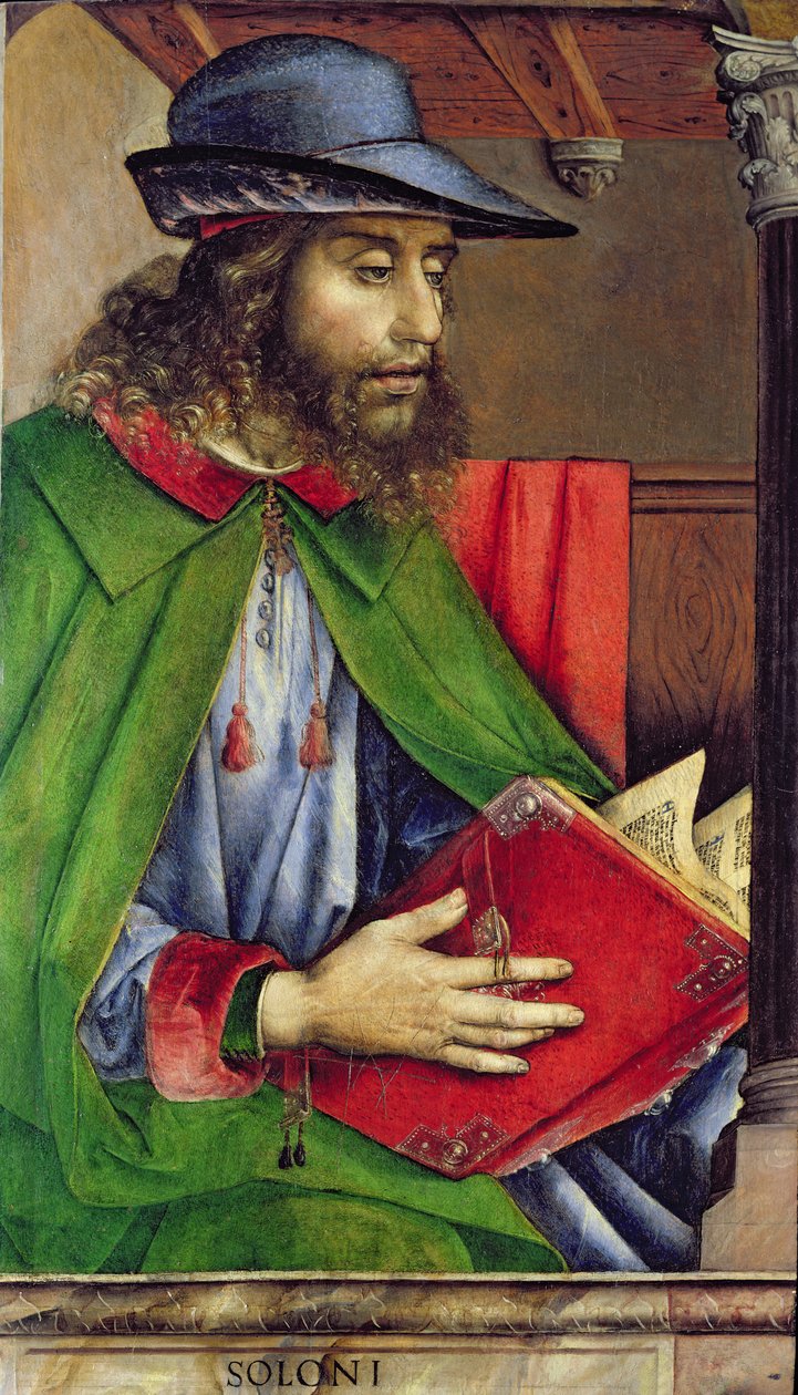 Portret Solona (640-558 pne) c.1475 autorstwa Joos van Gent