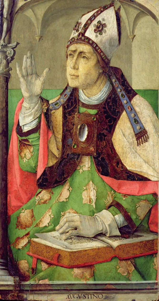 Portret św. Augustyna, ok. 1475 r. autorstwa Joos van Gent
