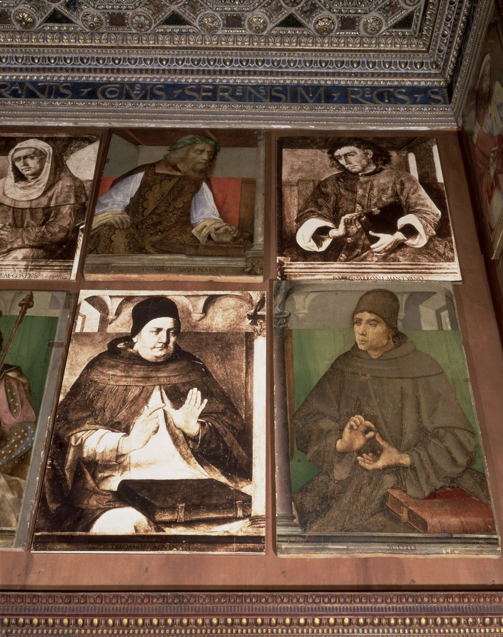 Studium Federigo da Montefeltro, księcia Urbino autorstwa Joos van Gent
