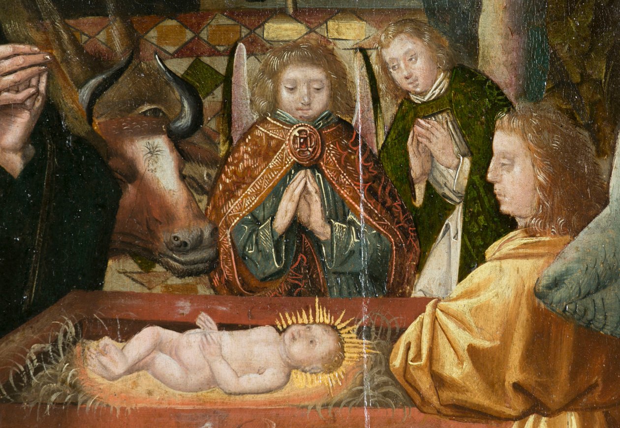 Tryptyk betlejemski, ok. 1540 (malarstwo na drewnie) autorstwa Joos van (attr. to) Cleve