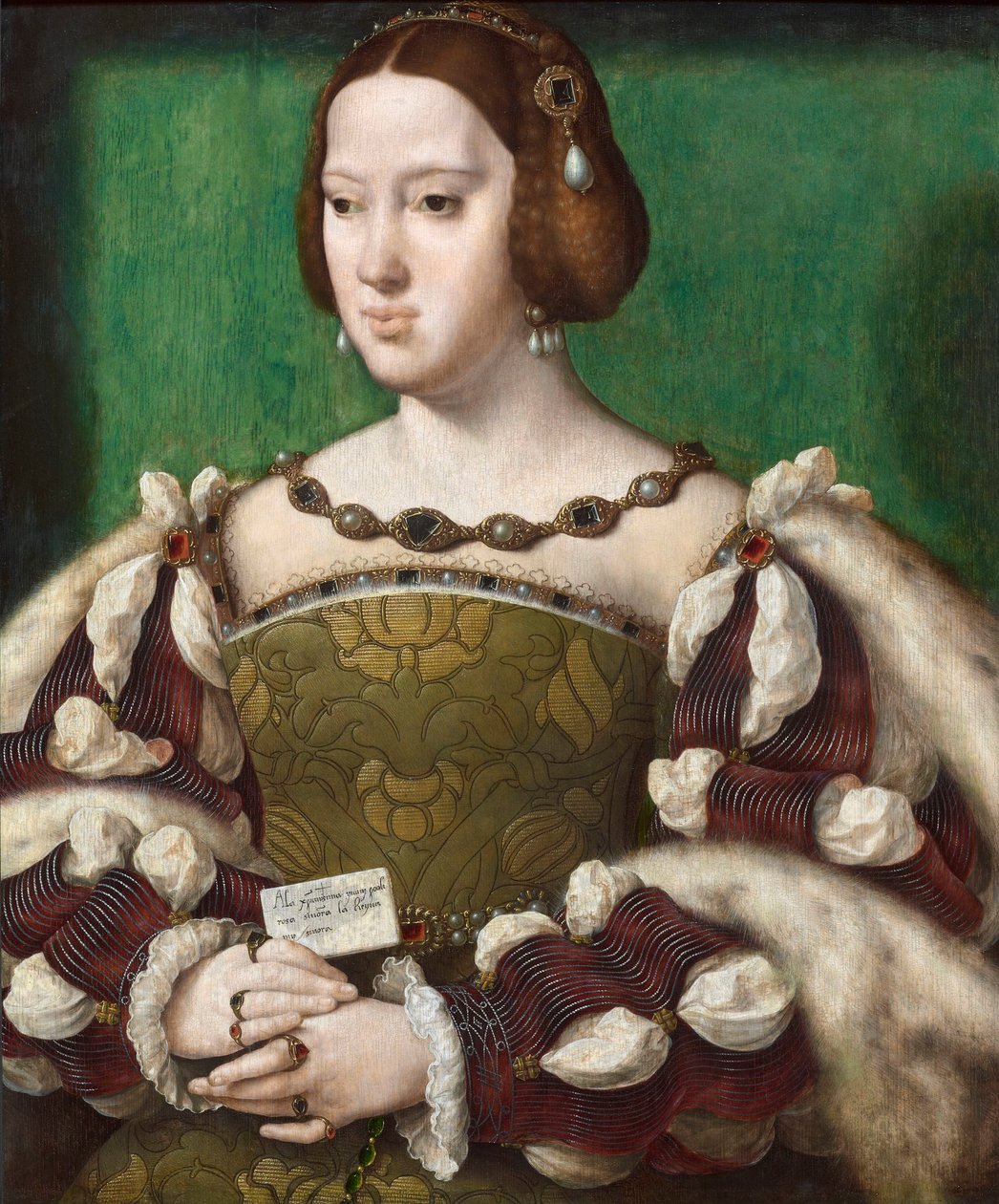 Eleonora Austriacka, królowa Francji (1498-1558) autorstwa Joos van Cleve