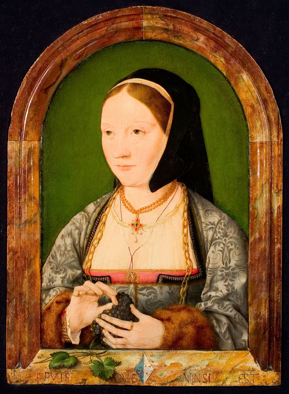 Portret Agniete van den Rijne autorstwa Joos van Cleve