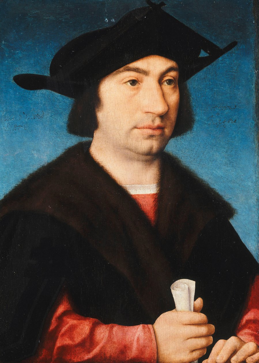 Portret Stefano Raggio, połowa długości, autorstwa Joos van Cleve
