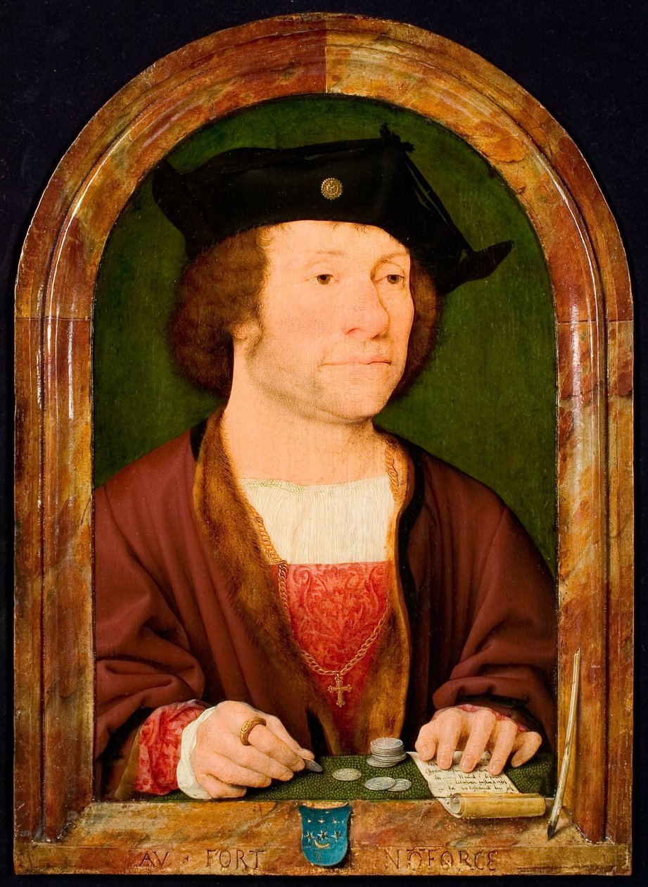 Portret mężczyzny o imieniu Anthonis van Hilten autorstwa Joos van Cleve