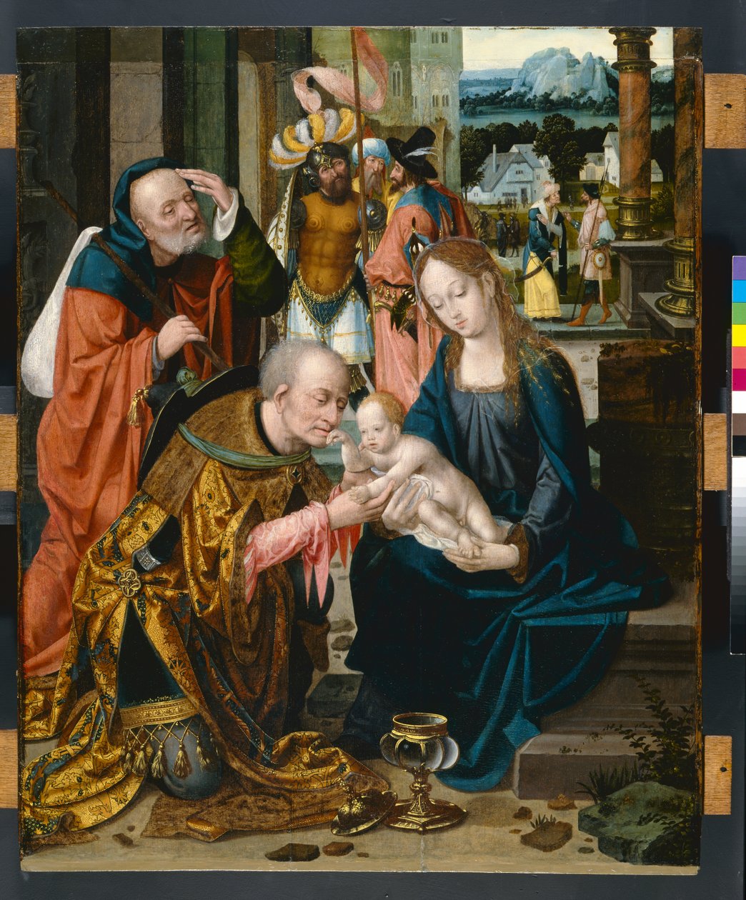 Adoracja Królów autorstwa Joos van Cleve