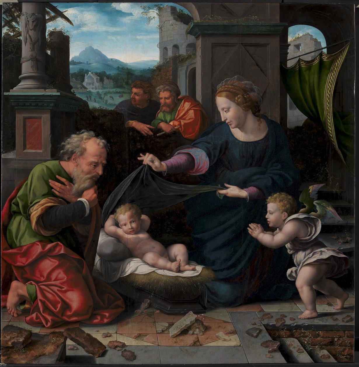 Święta Rodzina autorstwa Joos van Cleve