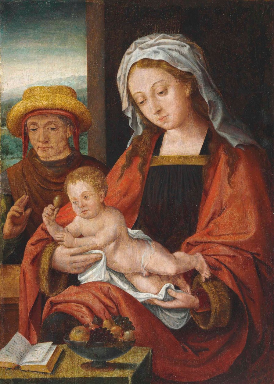 Święta Rodzina autorstwa Joos van Cleve