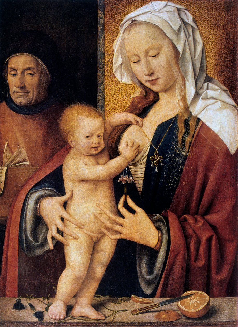 Święta Rodzina, XVI wiek. autorstwa Joos van Cleve