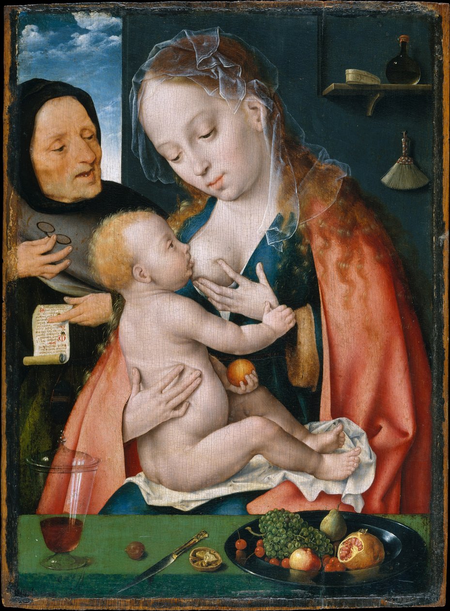 Święta Rodzina, ok. 1512–13 autorstwa Joos van Cleve