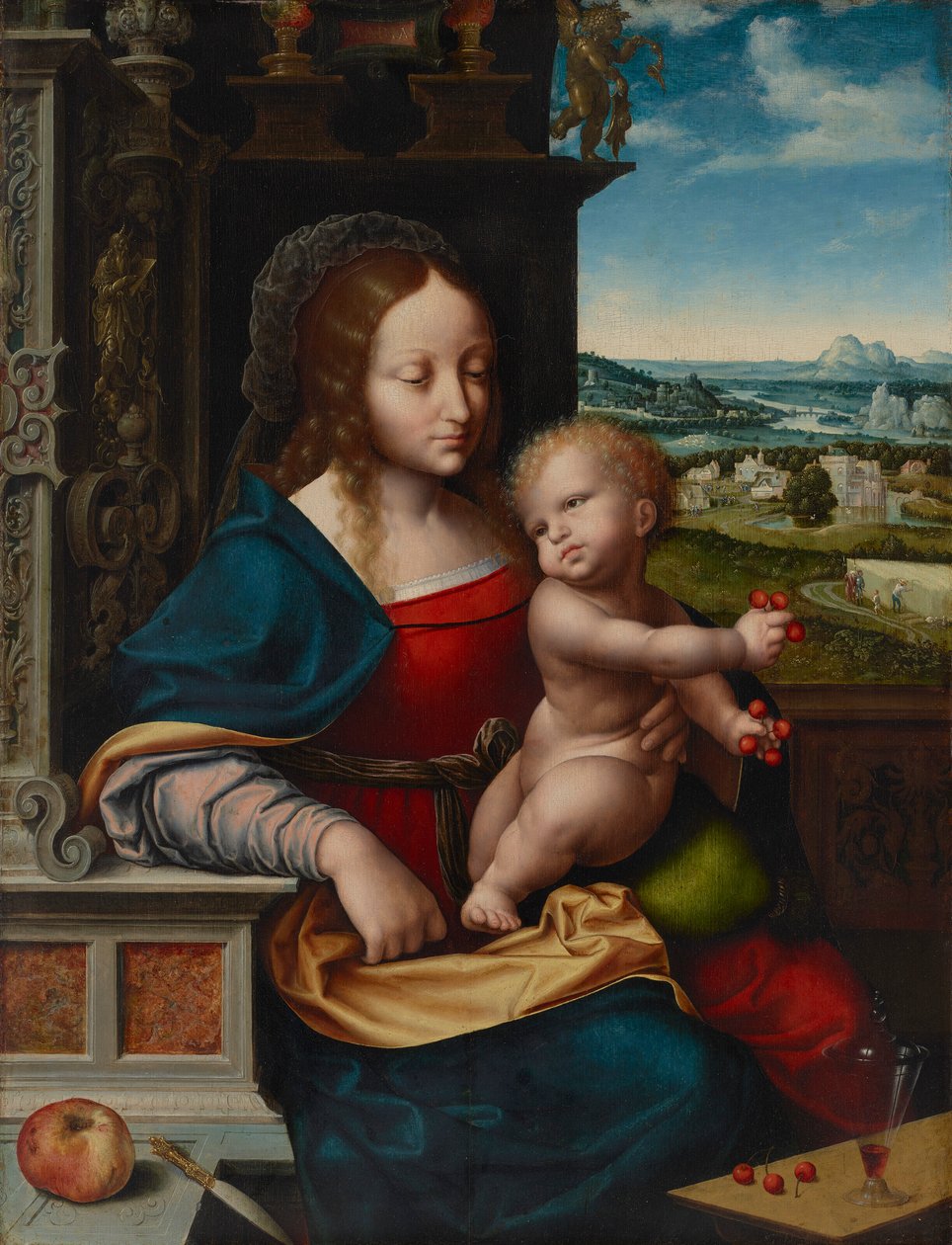 Madonna z wiśni autorstwa Joos van Cleve
