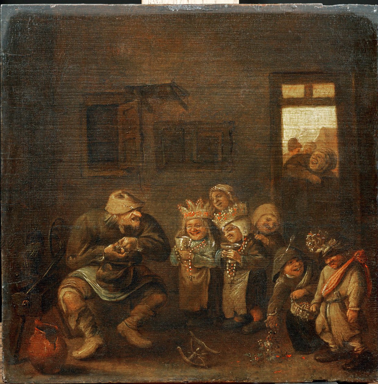 Fete des enfants le jour du Mardi-gras Zabawa karnawałowa dla dzieci we wtorek ... autorstwa Joos van Craesbeeck