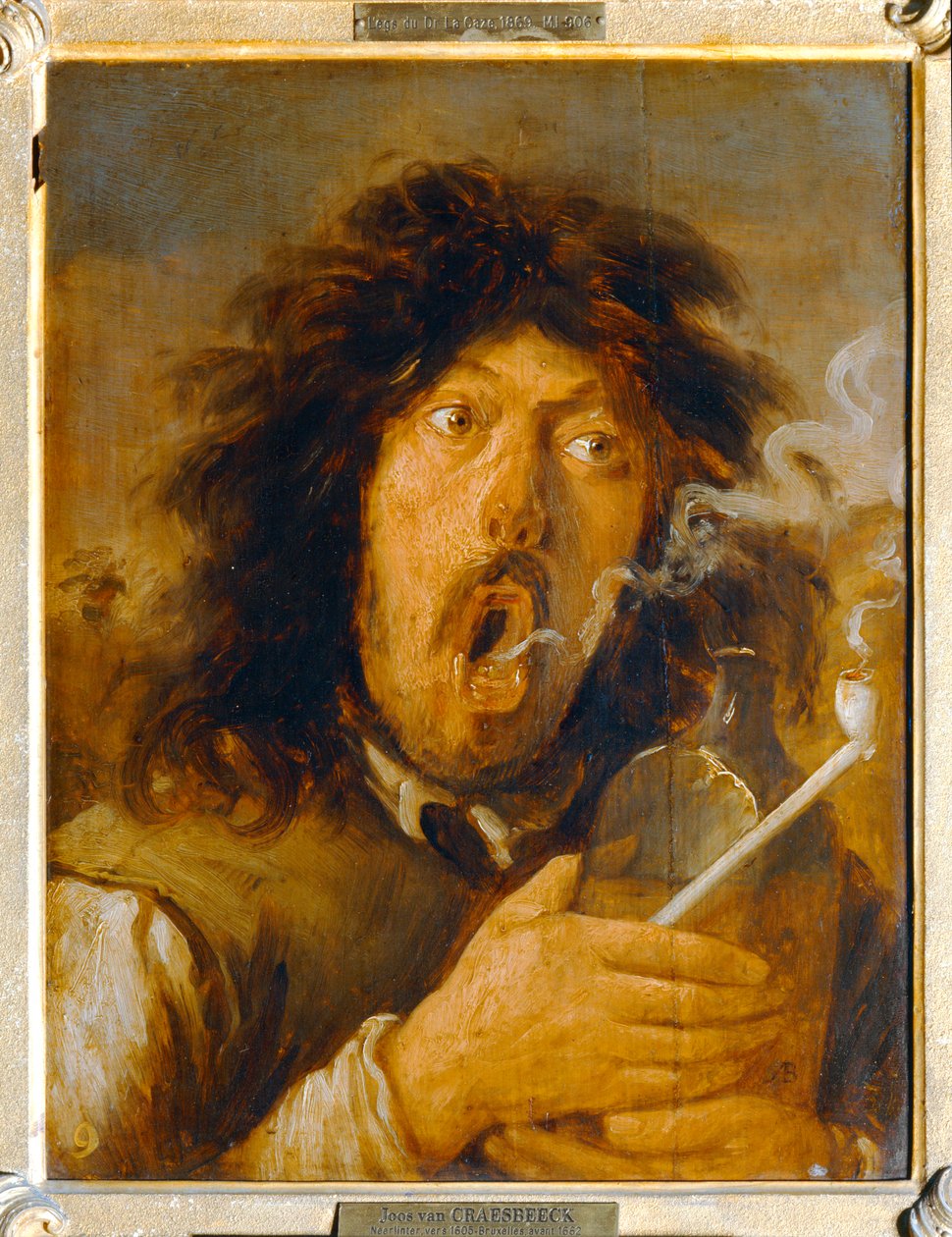 Le Fumeur - Palacz ... autorstwa Joos van Craesbeeck