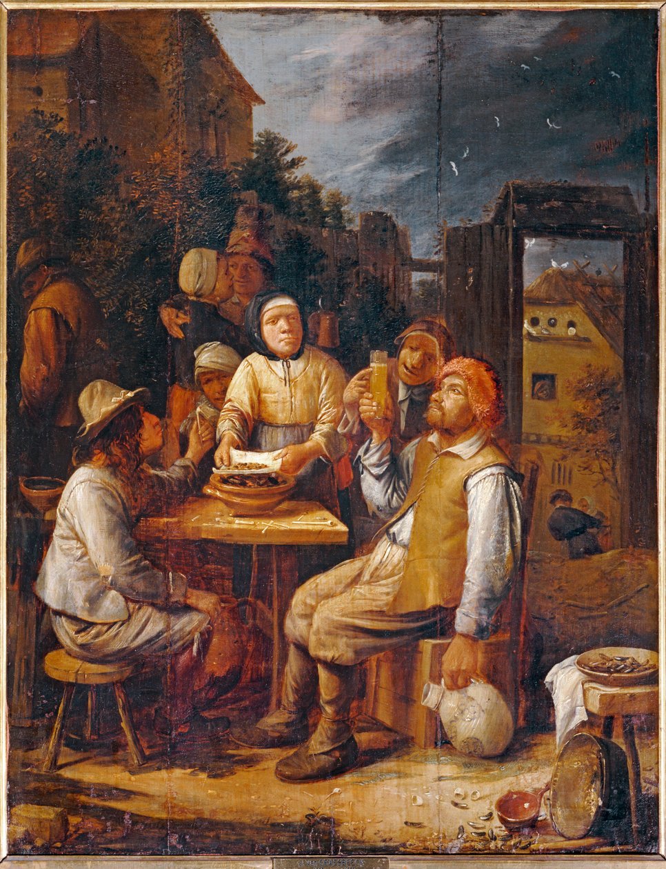 Les Mangeurs de moules - Zjadacze małży ... autorstwa Joos van Craesbeeck