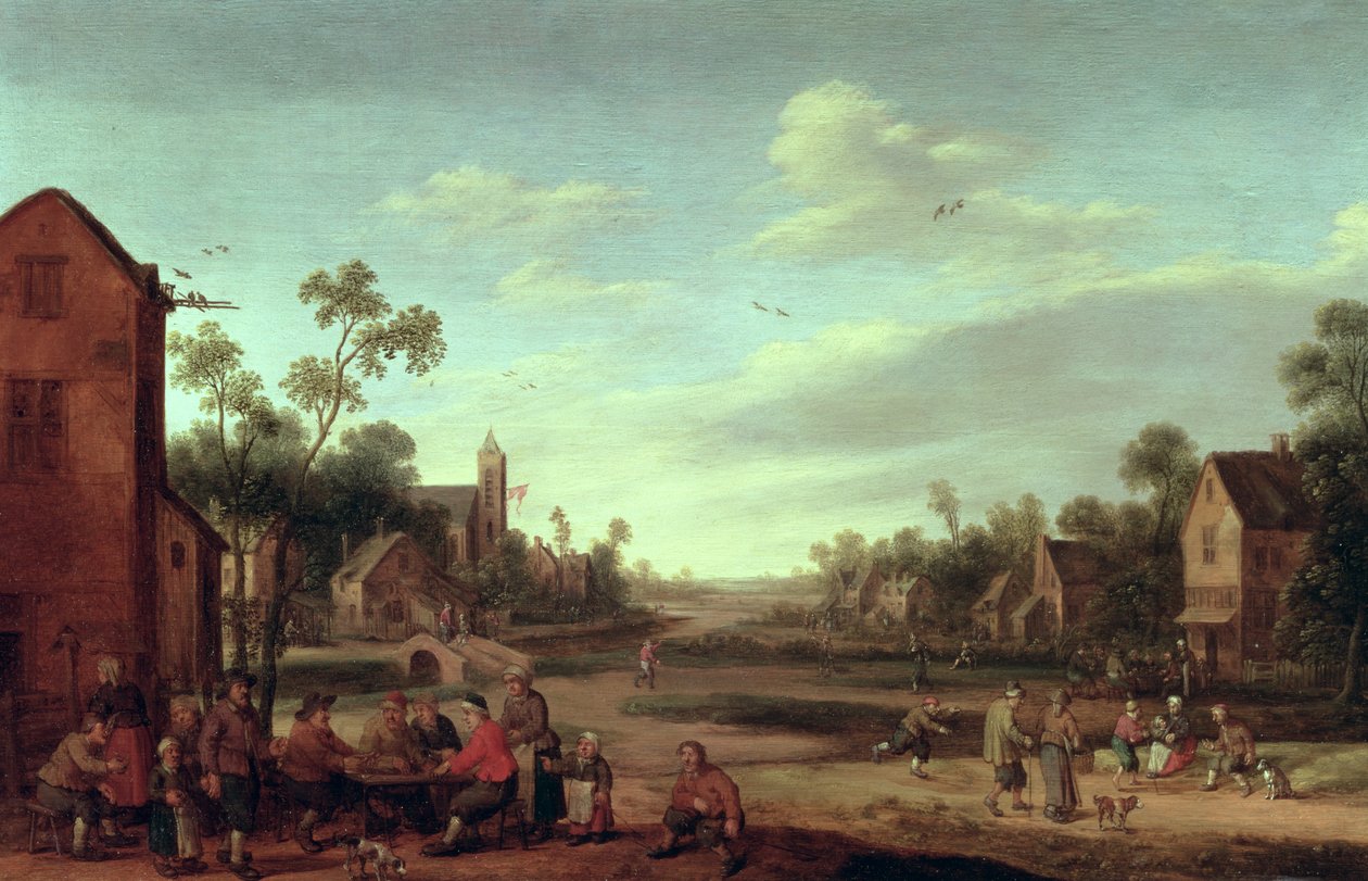 Модтой голын ландшафт, 1646поли autorstwa Joost Cornelisz. Droochsloot