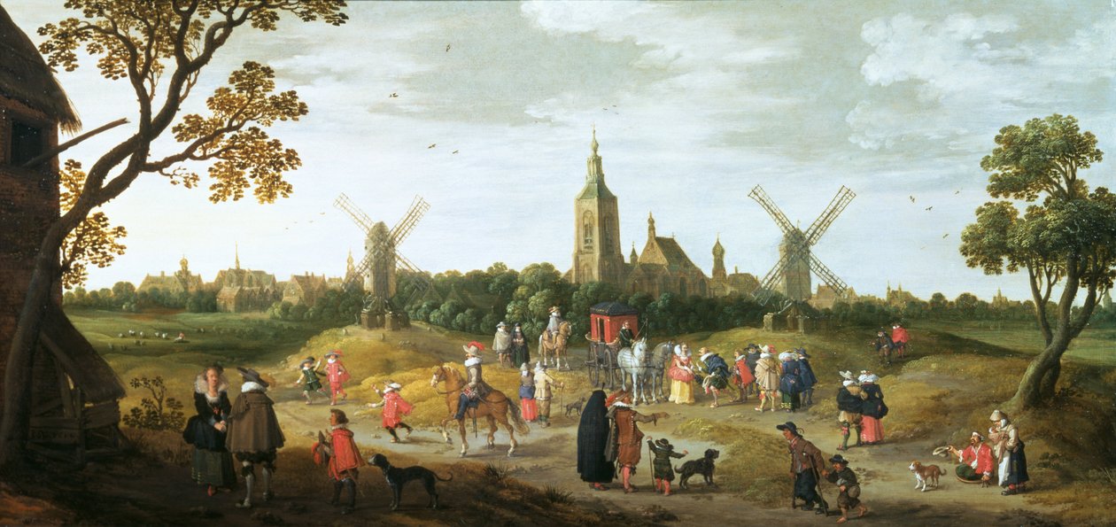 Lato, 1624 (panel) (para 81007) autorstwa Joost Cornelisz. Droochsloot