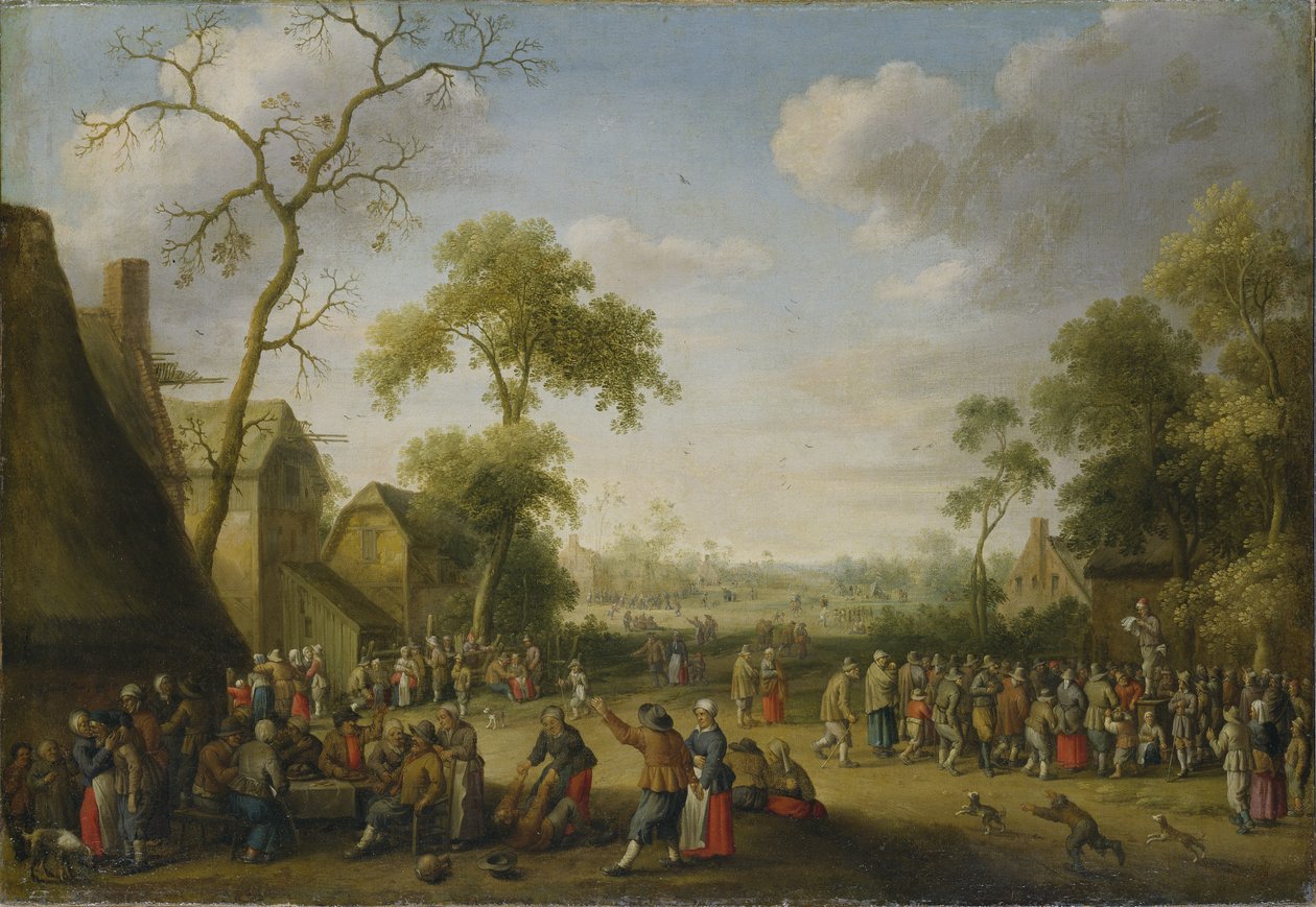 Scena wiejska, 1637 autorstwa Joost Cornelisz. Droochsloot