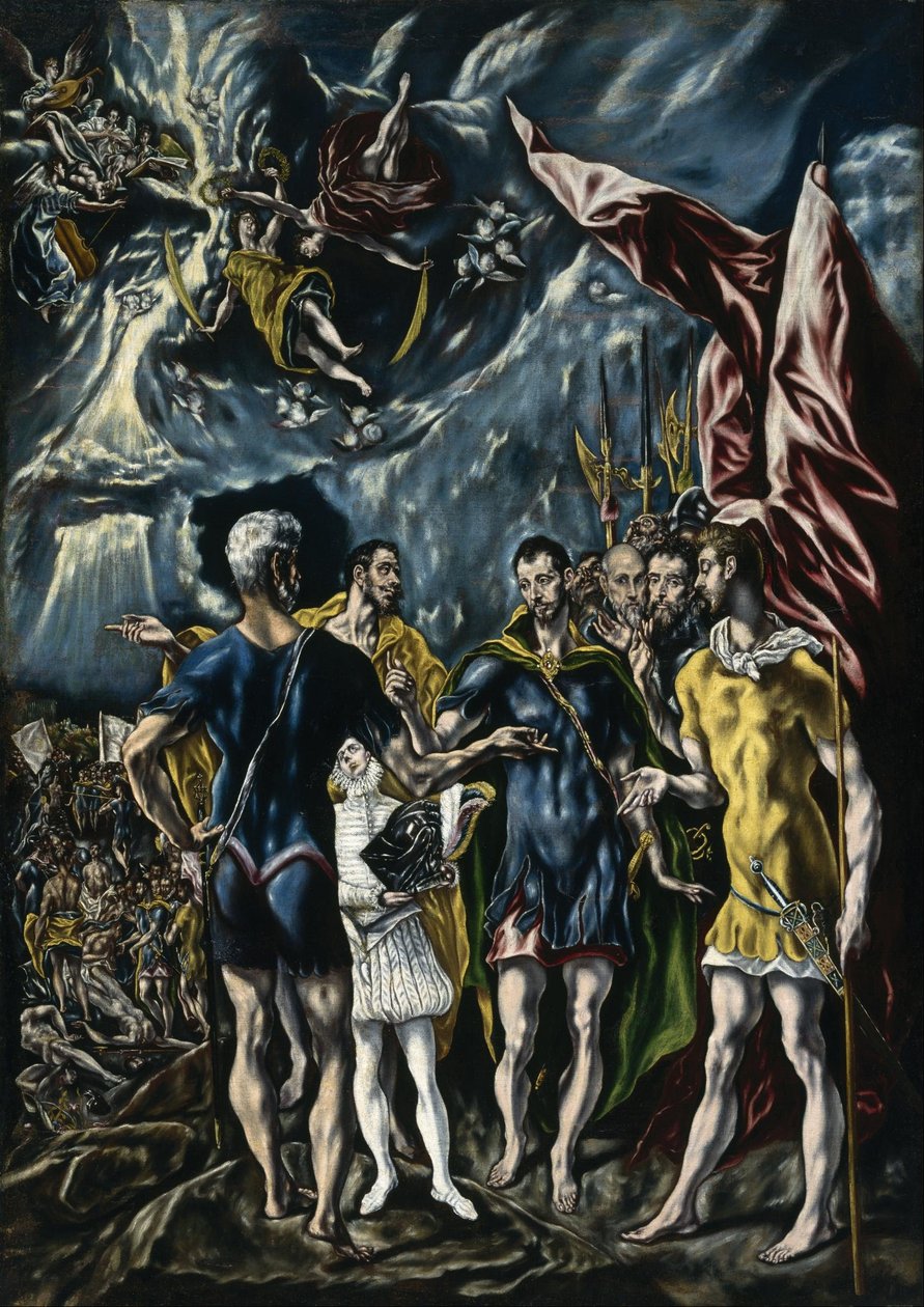 Męczeństwo św. Maurycego autorstwa Jorge Manuel Theotocopoulos