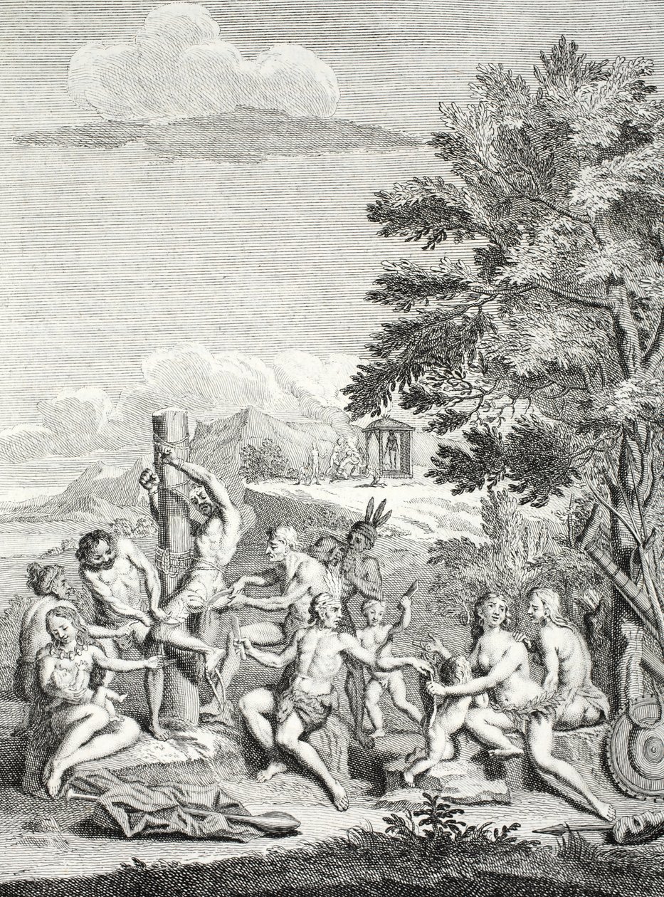 Ofiara z ludzi, z „Voyage Historique de l
