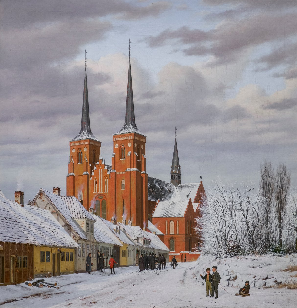 Ulica w Roskilde autorstwa Jorgen Roed