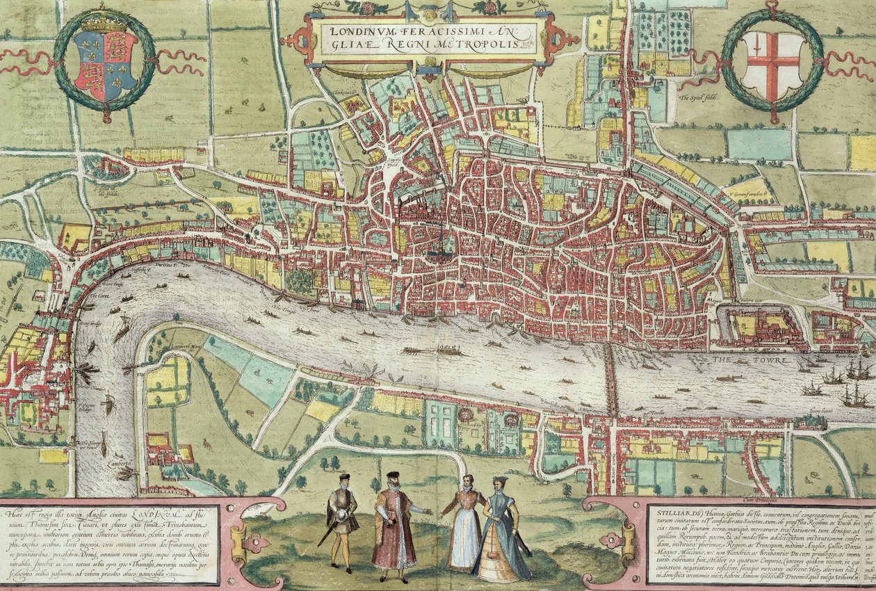 Mapa Londynu, z 