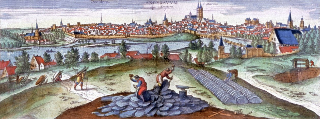 Slate ura Angersissa, noin 151 (kaiverrus)puola autorstwa Joris Hoefnagel