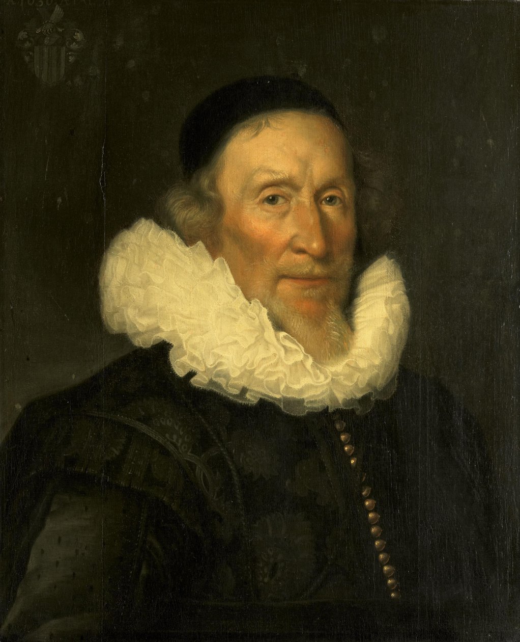 Portret Jacoba Gerritsza van der Mij (1559/60-1635?) autorstwa Joris van Schooten