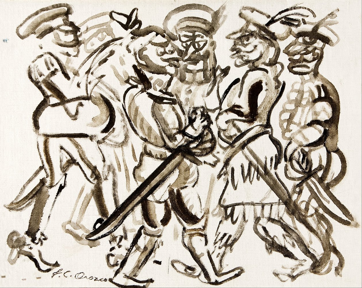 Personel Błaznów autorstwa José Clemente Orozco