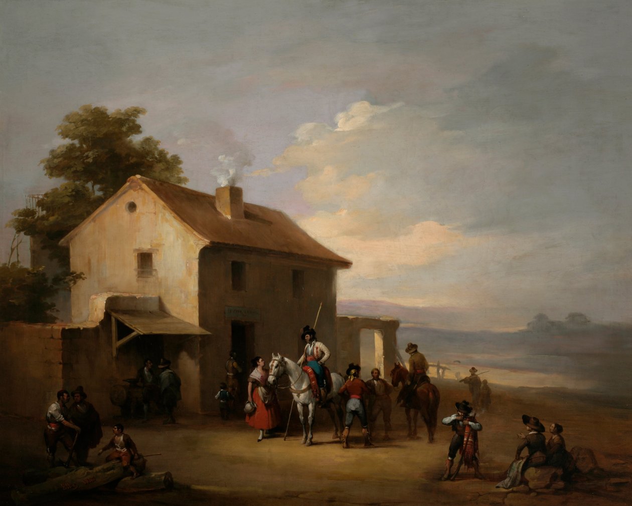 Wiejski zajazd autorstwa José Elbo