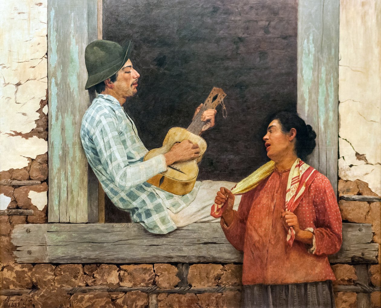 GitarzystaPortuguês autorstwa José Ferraz de Almeida Júnior