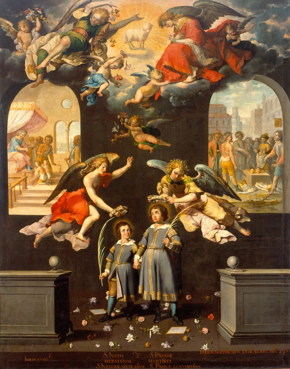 Święty Justus i Święty Pastor autorstwa José Juárez