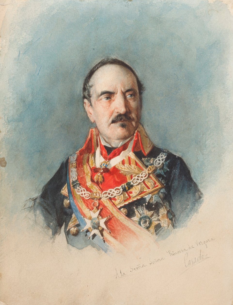 Generał Espartero autorstwa Jose Casado del Alisal