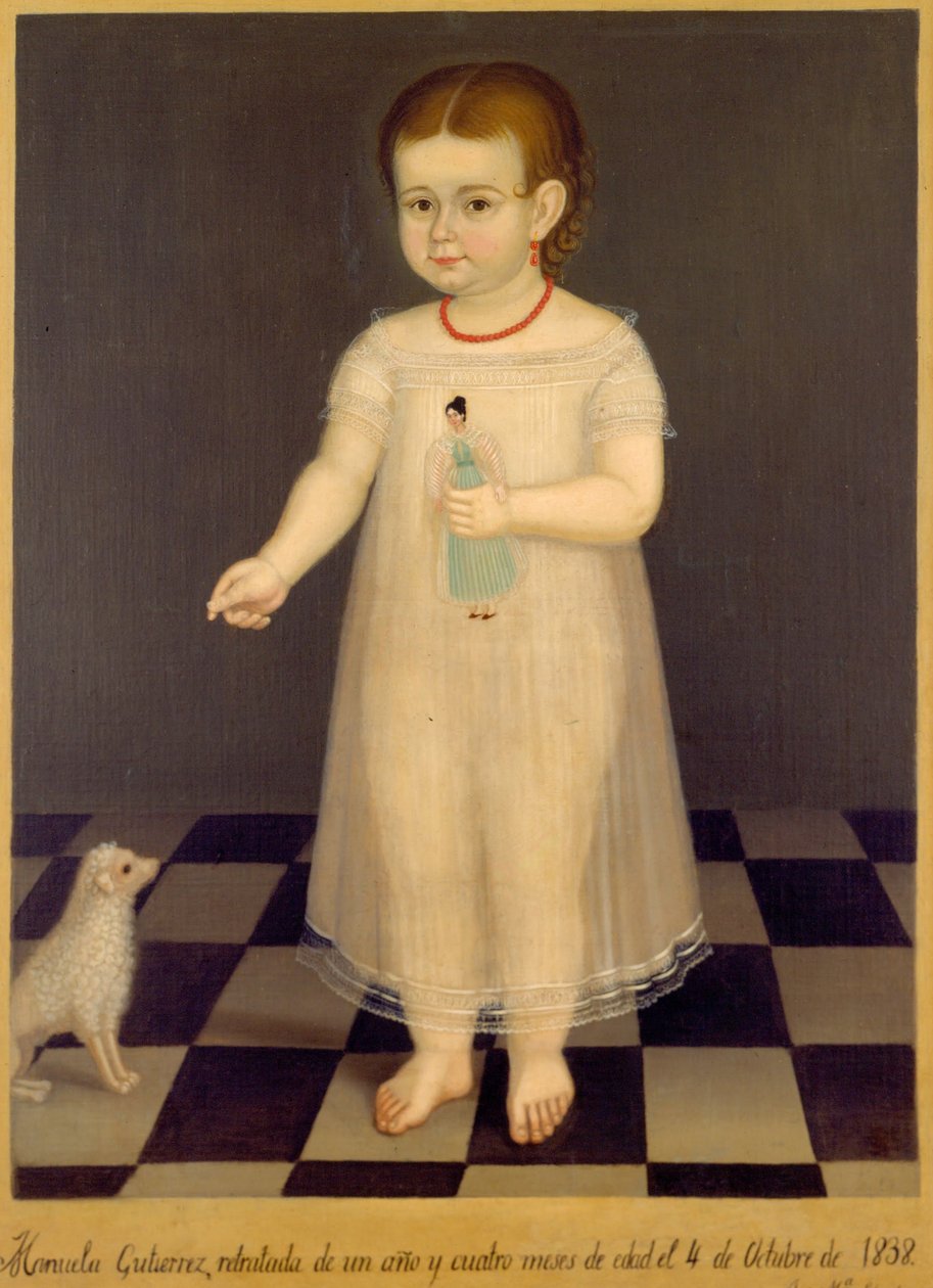 Portret Manueli Gutiérrez autorstwa José María Estrada