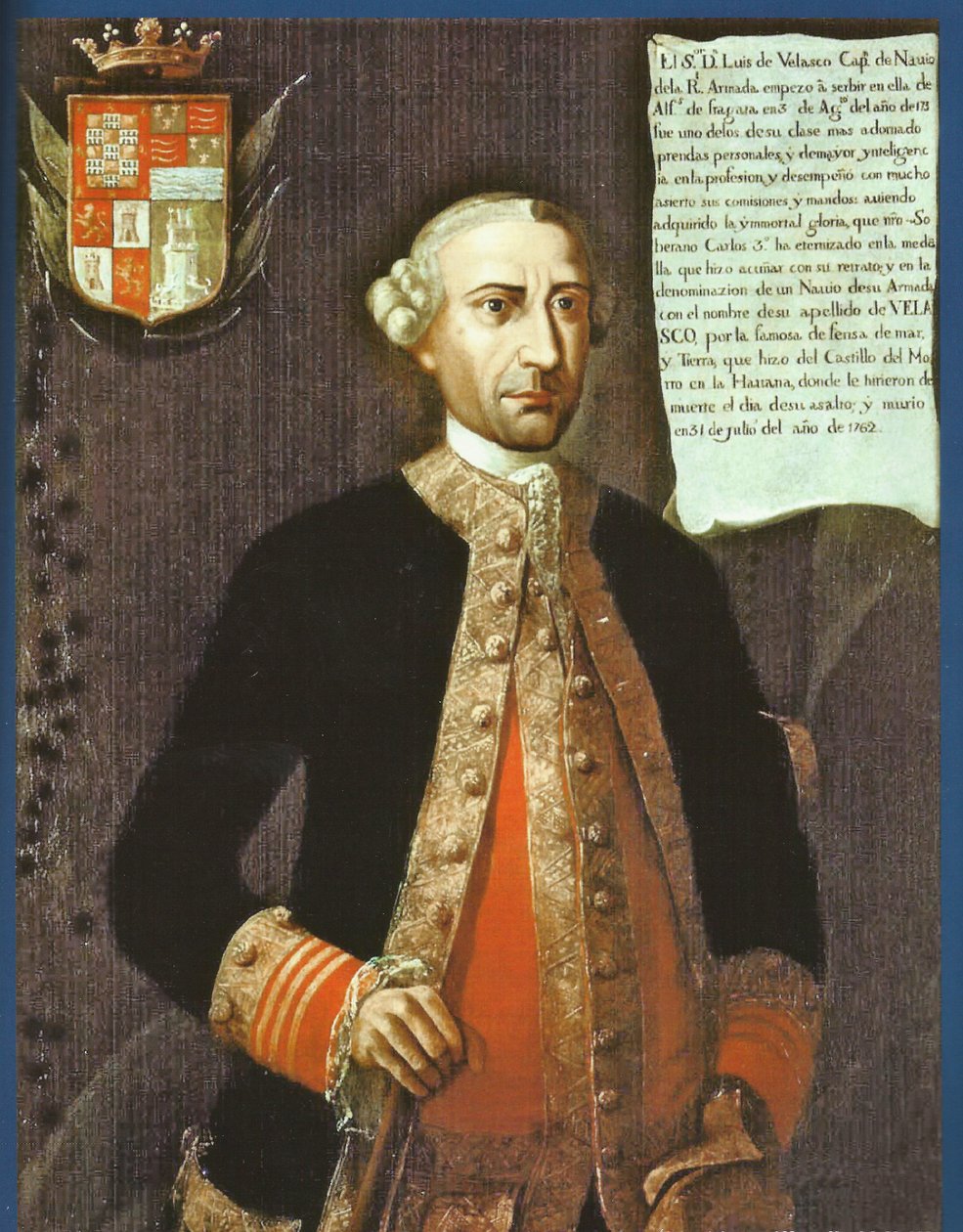 Luis Vicente de Velasco autorstwa José Nicolás de Escalera