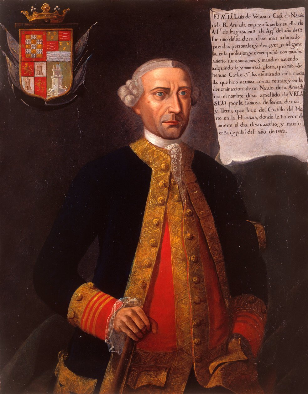 Luis Vicente de Velasco autorstwa José Nicolás de la Escalera