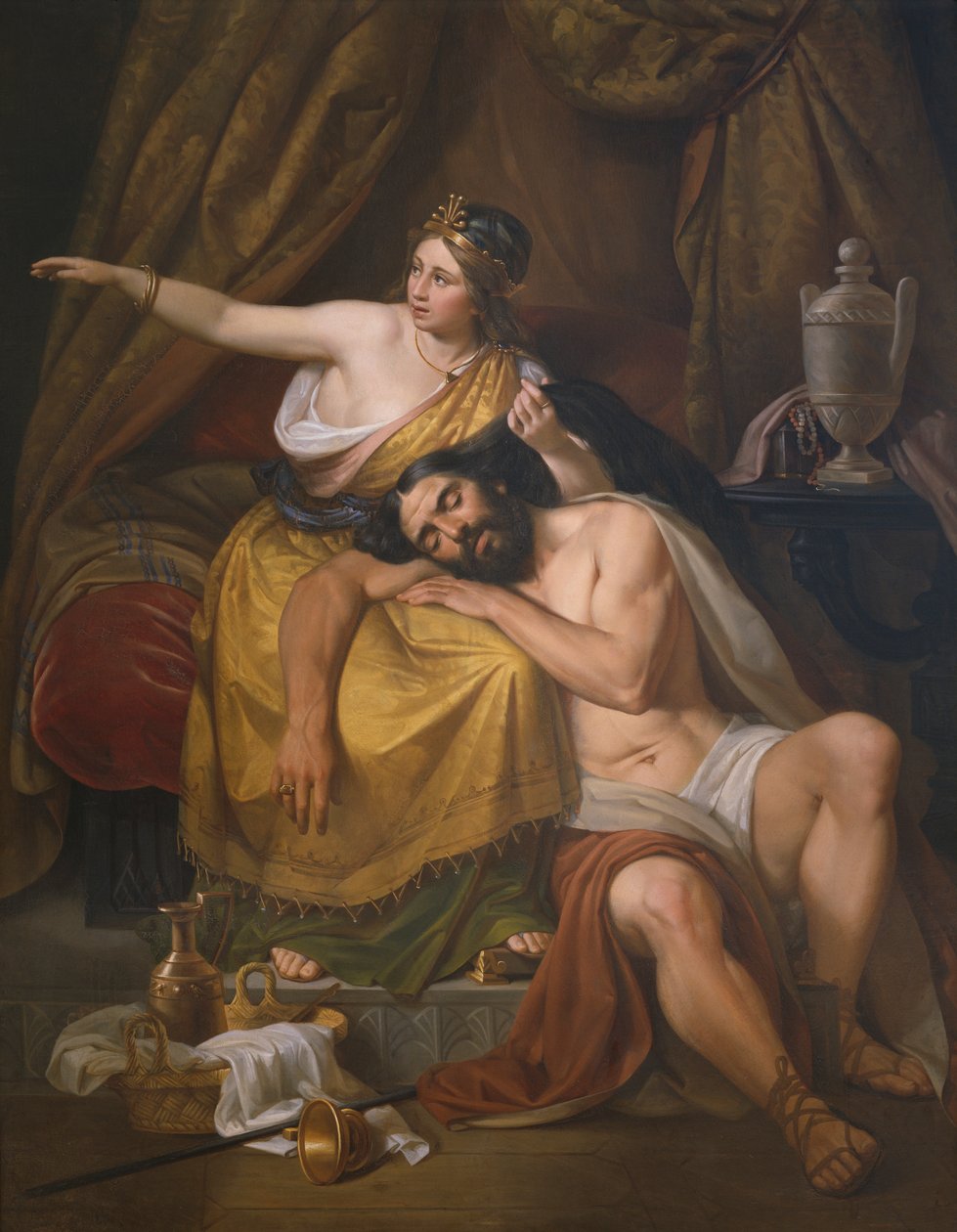 Samson i Dalila autorstwa José Salomé Pina